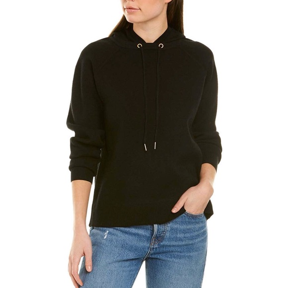 Magaschoni Sweaters - Magaschoni Black Hooded Sweater
